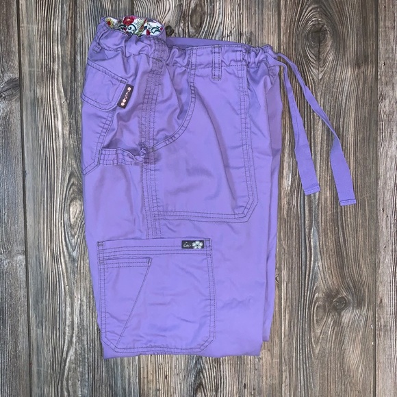 KOI Purple Scrub Pants